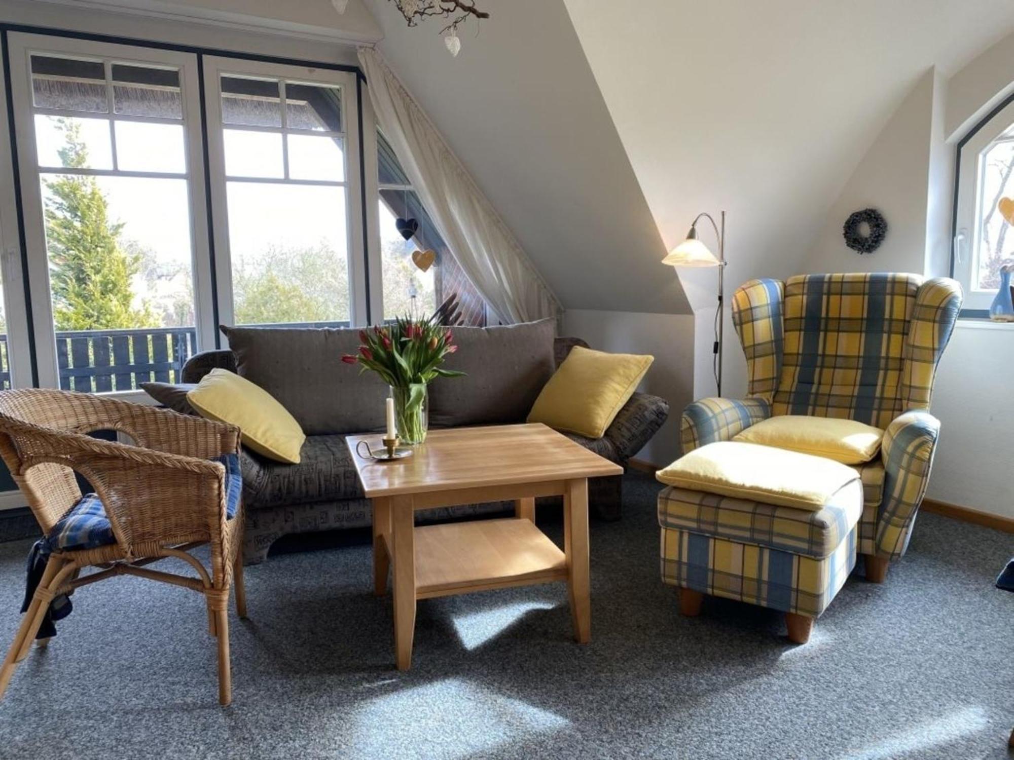 Ferienwohnung Nr 02 Og Spitzboden Born Buitenkant foto
